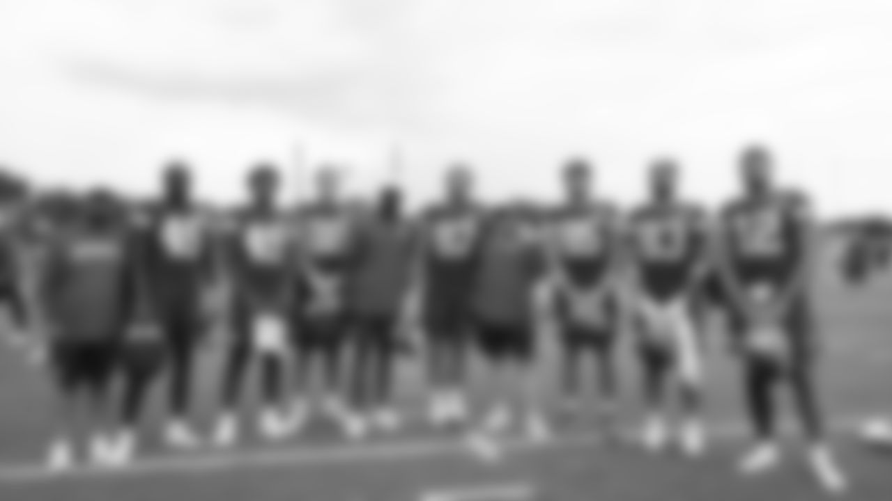 Tightend Group during day 3 of training camp on Thursday July 24, 2025.