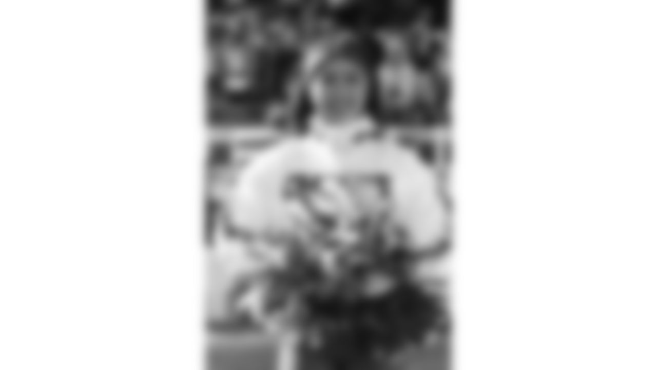 Kansas City Chiefs Cheerleaders on the field prior to a week 15 NFL Football game against the Los Angeles Chargers on Sunday, December 14, 2025 in Kansas City, MO.