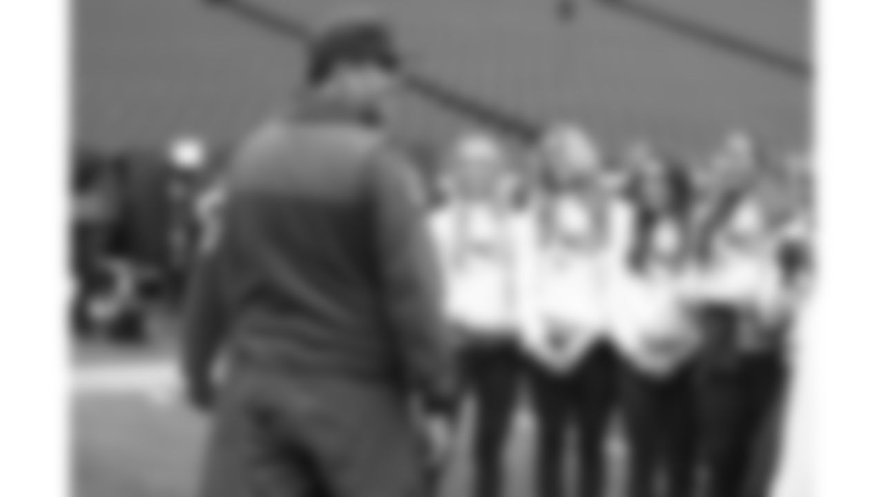 The Kansas City Chiefs Cheerleaders field rehearsal before a week 12 NFL football game against the Indianapolis Colts, Sunday, November 23, 2025 in Kansas City, MO.