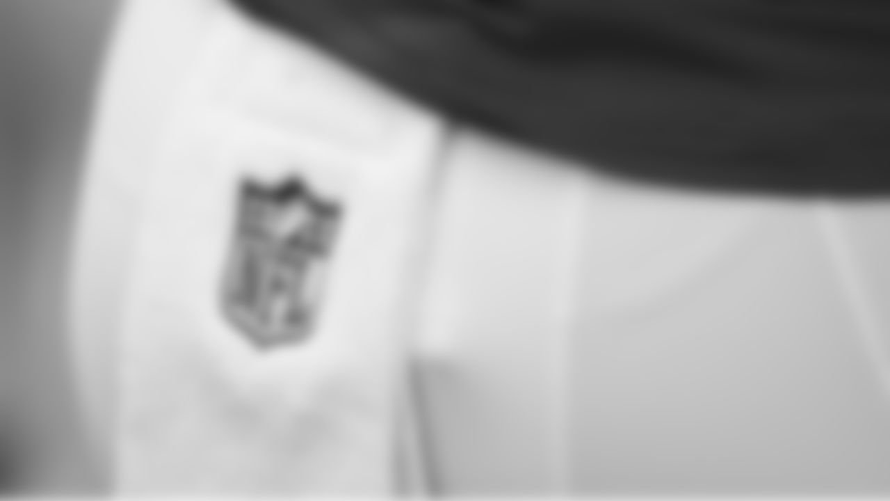 Thew NFL shield logo on a towel prior to the week 2 NFL football game against the Philadelphia Eagles, Sunday, September 14, 2025 in Kansas City, MO.