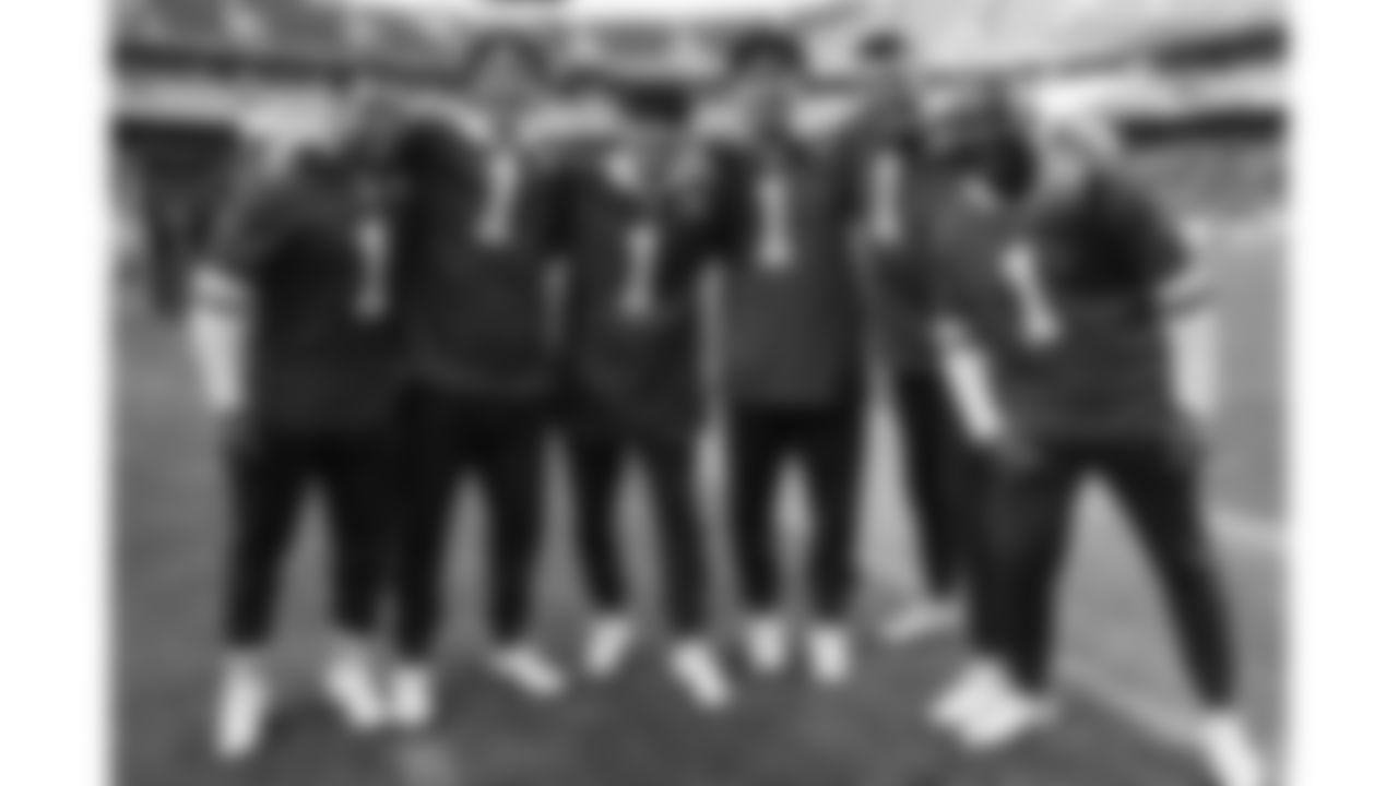 The flag runners after a week 12 NFL football game against the Indianapolis Colts, Sunday, November 23, 2025 in Kansas City, MO.