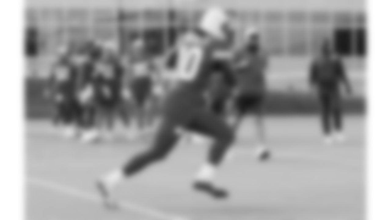Kansas City Chiefs running back Isiah Pacheco (10) during practice on Thursday, October 9, 2025 in Kansas City, MO.