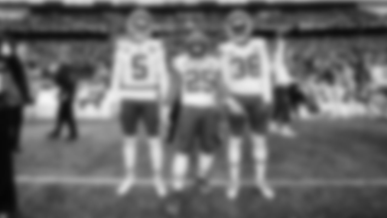 Kansas City Chiefs game captains prior to the regular season Week 15 NFL Football Game in Foxborough, MA on Sunday, December 17, 2023.