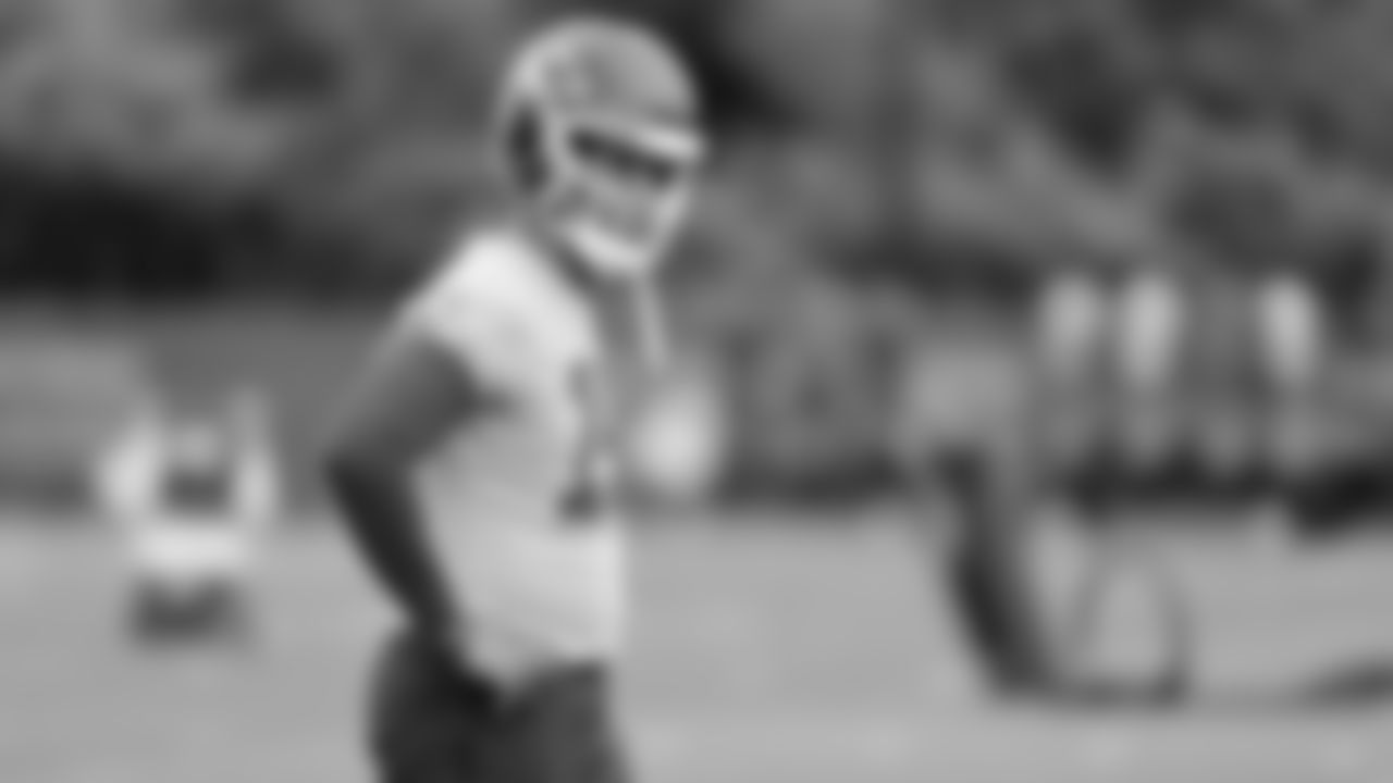 Kansas City Chiefs quarterback Patrick Mahomes (15) practices during phase 3 of OTAs on Thursday, May 29, 2025 in Kansas City, MO.