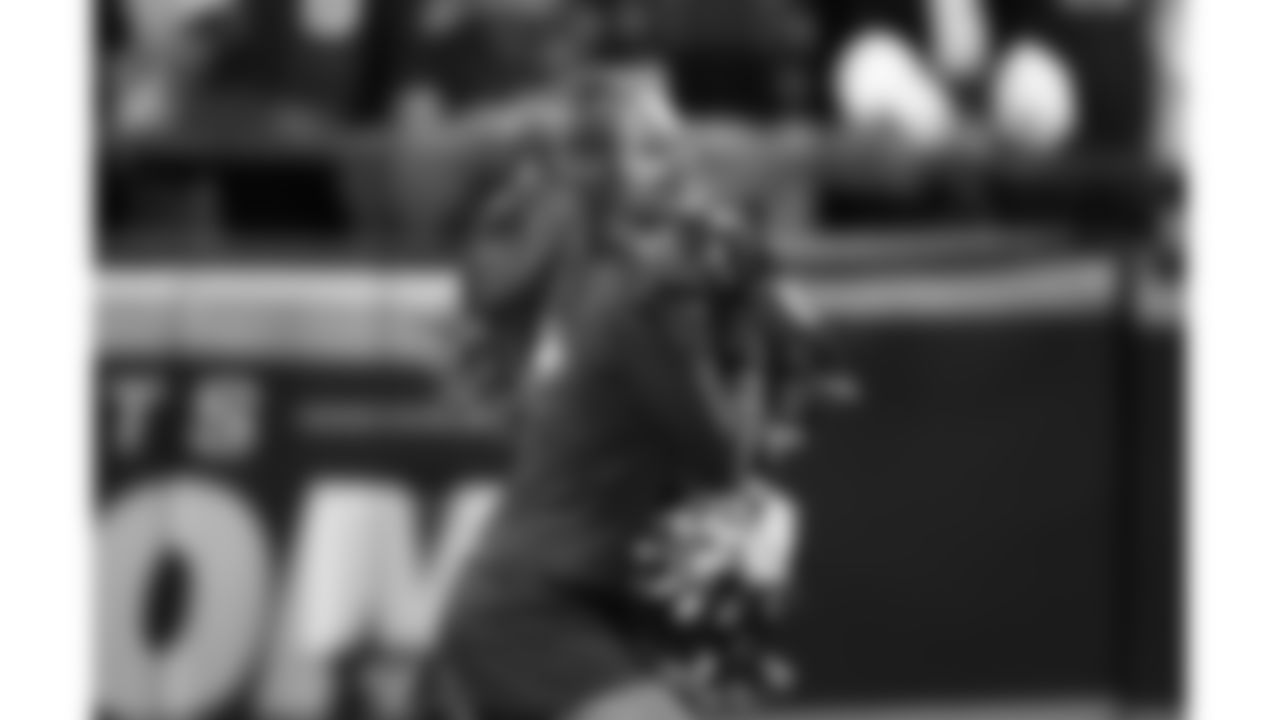 The Kansas City Chiefs Cheerleaders and Entertainment teams during a week 17 NFL Football game against the Denver Broncos on December 25, 2025 in Kansas City, MO.