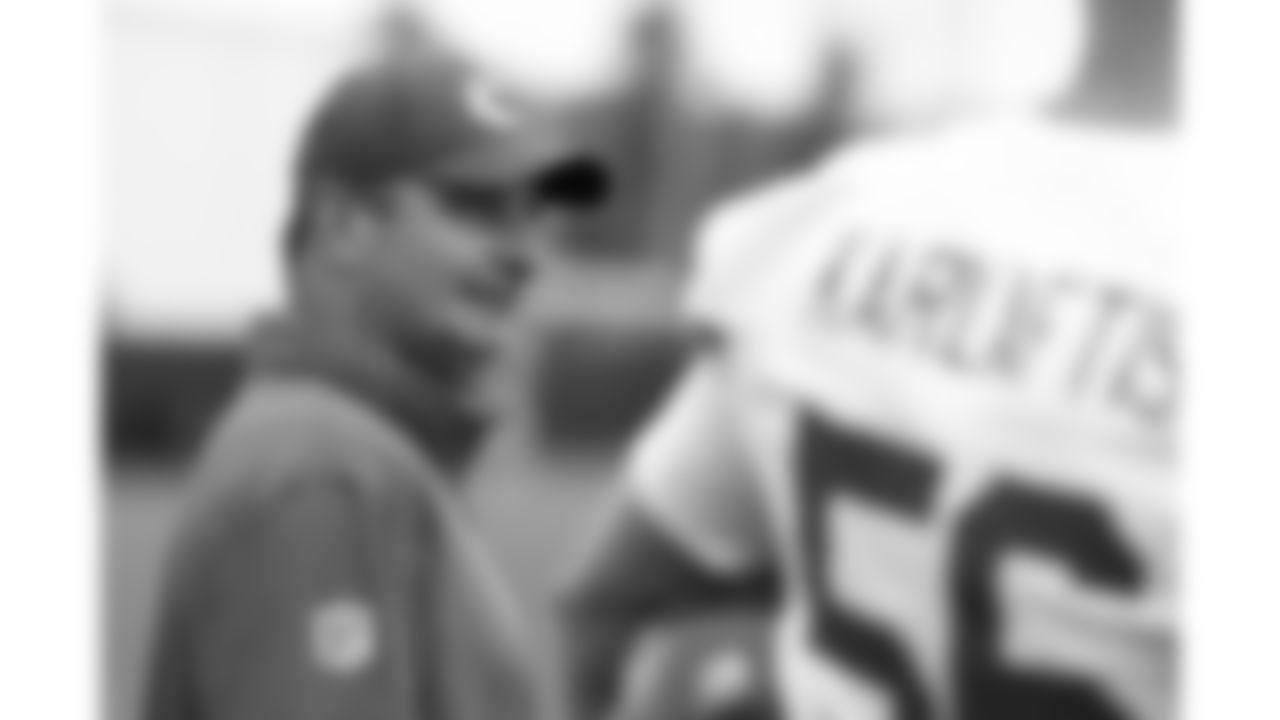 Kansas City Chiefs Defensive Line Coach Joe Cullen during phase 3 of OTAs on Friday June 13, 2025 in Kansas City, MO.