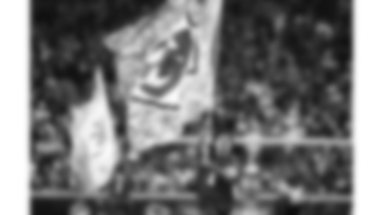 A flag runner during a week 8 NFL football game against the Washington Commanders, Monday, October 27, 2025, in Kansas City, MO.