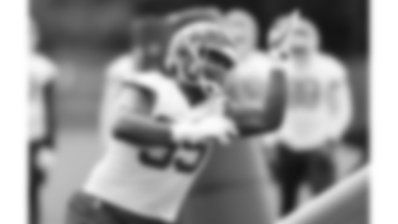 Kansas City Chiefs defensive lineman Jerry Tillery (99) practices during phase 3 of OTAs on Thursday June 12, 2025 in Kansas City, MO.