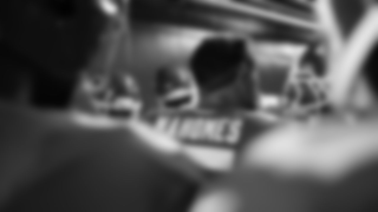 Kansas City Chiefs quarterback Patrick Mahomes (15) talks with the team in the tunnel prior to a week 12 NFL Football game against the Indianapolis Colts on Sunday, November 23, 2025 in Kansas City, MO