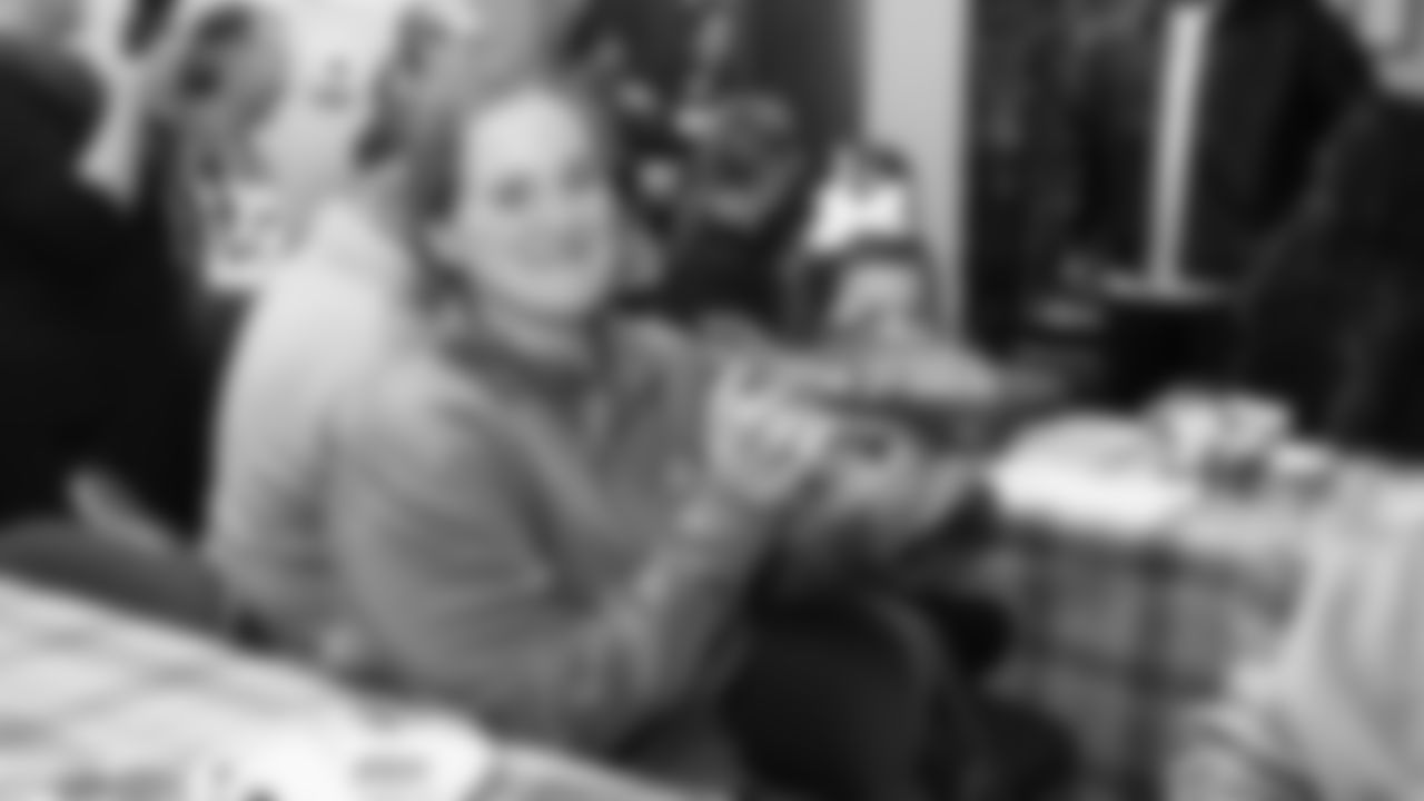 Kansas City Chiefs cornerback Trent McDuffies (22) shares his My Cause My Cleats with kids at the Solace House in Shawnee Mission, Kansas on Tuesday, November 11, 2025.