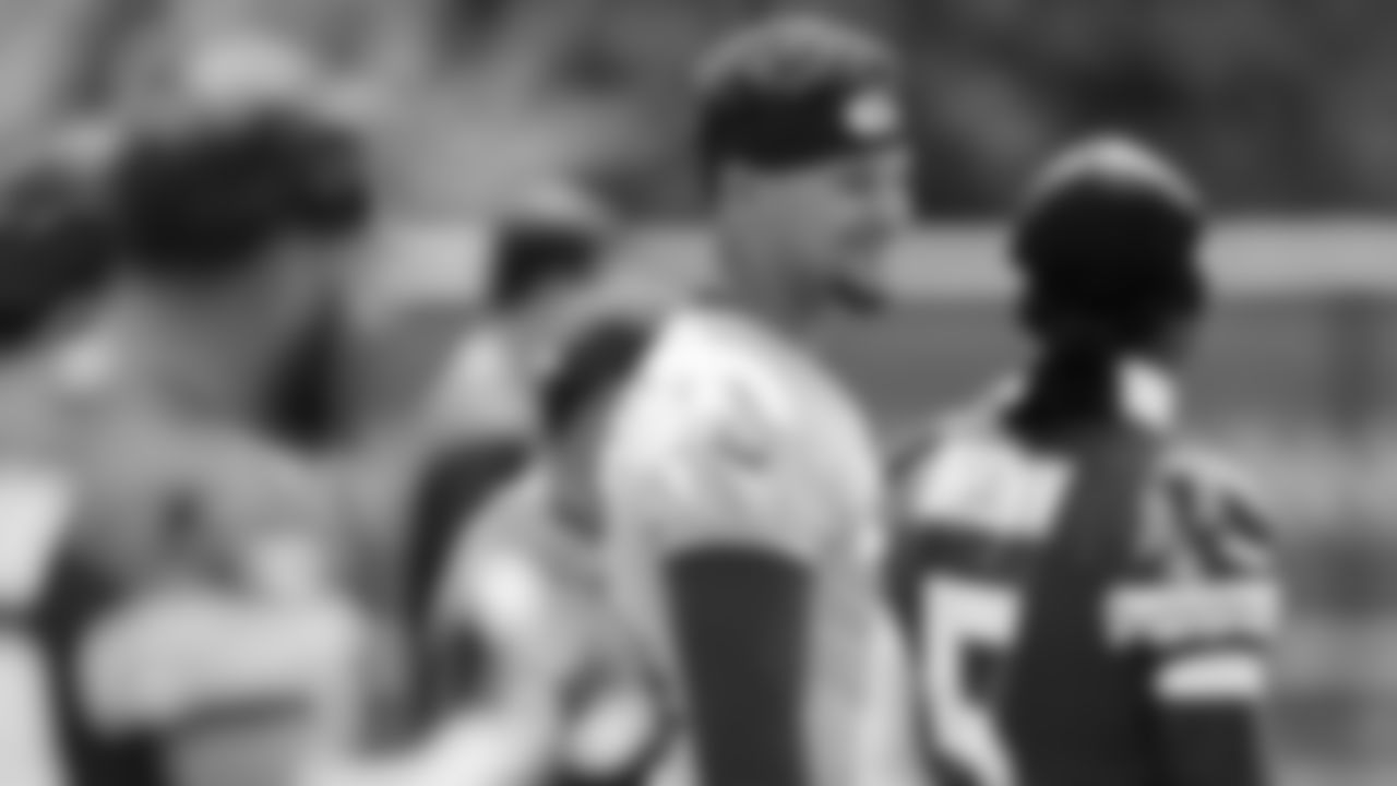 Kansas City Chiefs quarterback Patrick Mahomes (15) at practice during phase 3 of OTAs on Tuesday, June 10, 2025 in Kansas City, MO.