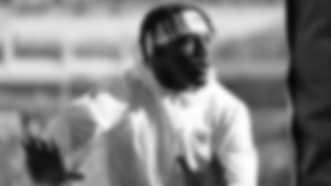 Kansas City Chiefs linebacker Jeffrey Bassa (31) warms up prior to a week 9 NFL football game against the Buffalo Bills, Sunday, November 2, 2025 in Buffalo, NY