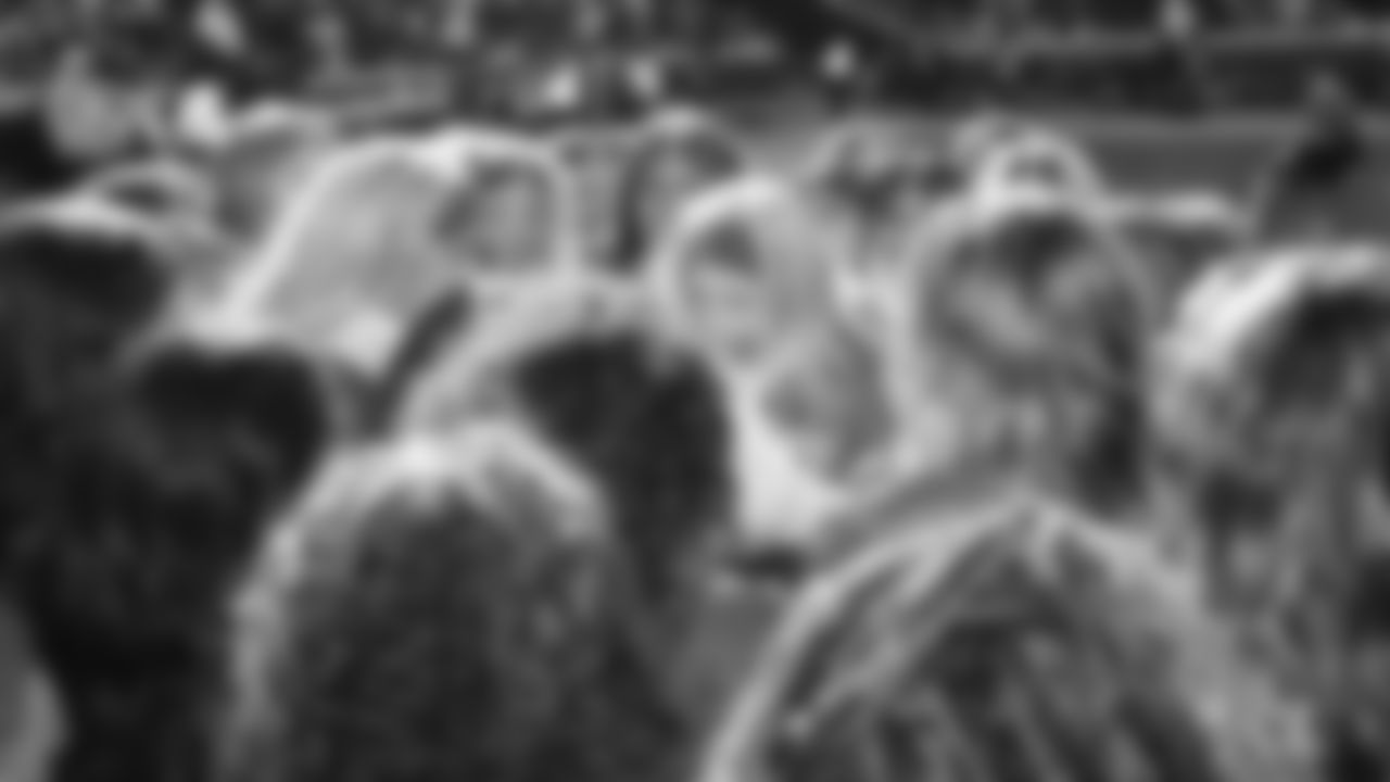 The Kansas City Chiefs Cheerleaders announce Sadie as their 2026 Pro Bowl Cheerleader on the field during a week 15 NFL Football game against the Los Angeles Chargers on Sunday, December 14, 2025 in Kansas City, MO.