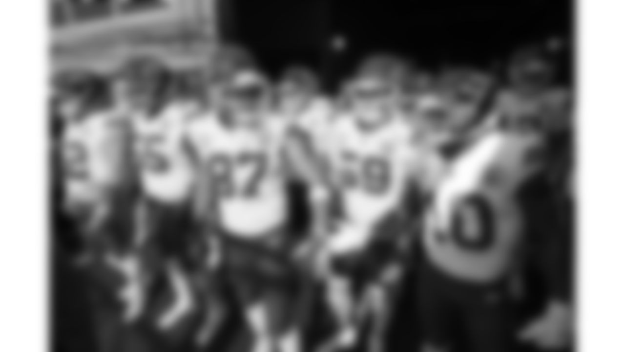 The Kansas City Chiefs wait in the tunnel prior to a week 16 NFL football game against the Tennessee Titans, Sunday, December 21, 2025 in Nashville, TN.