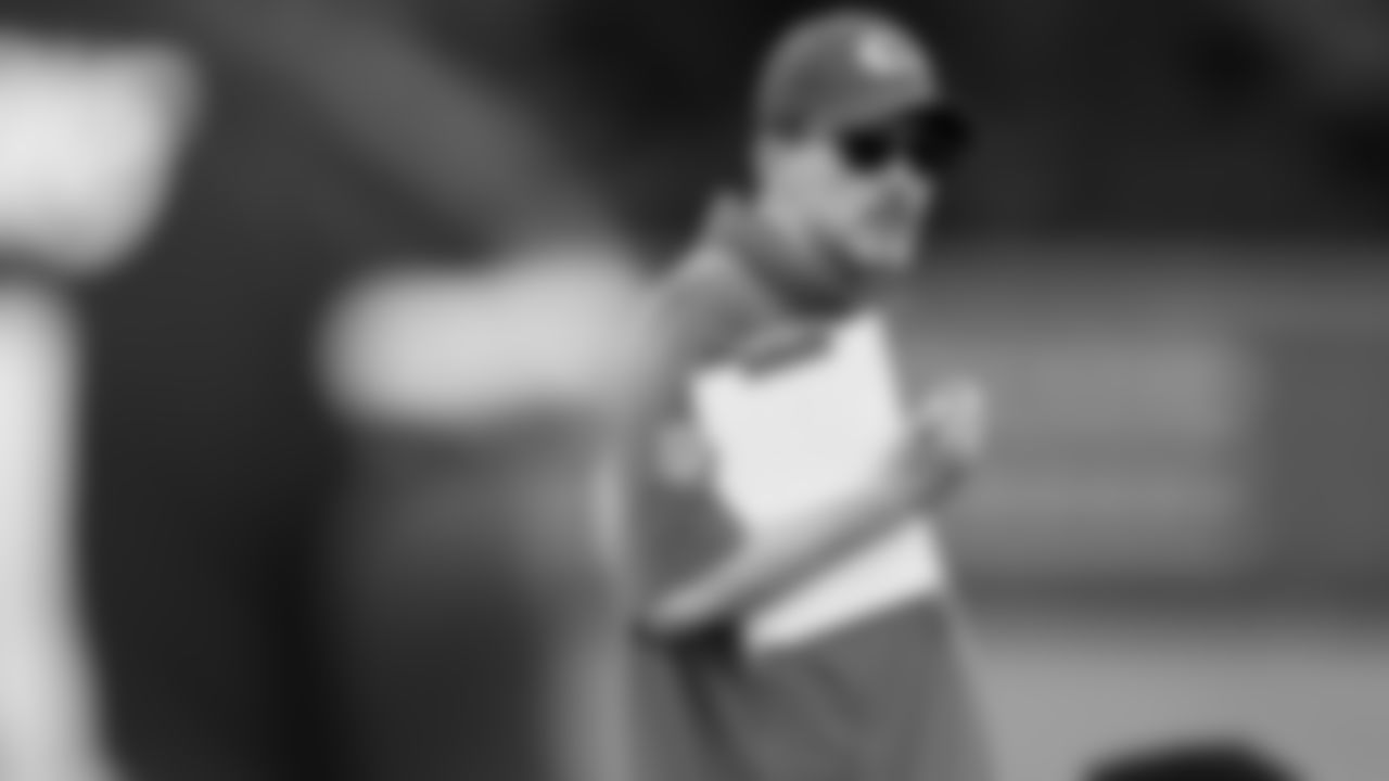 Kansas City Chiefs Statistical Analysis Coordinator Mike Frazier during phase 3 of OTAs on Thursday June 12, 2025 in Kansas City, MO.