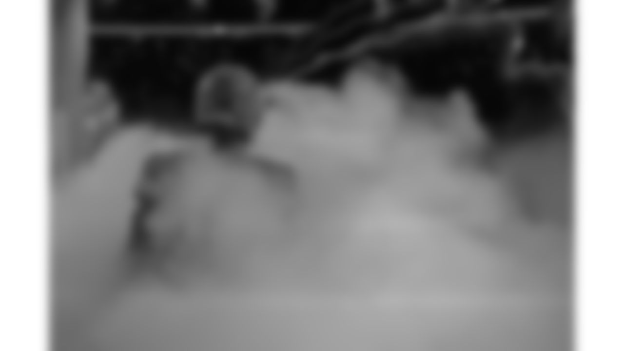 Kansas City Chiefs quarterback Patrick Mahomes (15) takes to the field during player introductions prior to a week 8 NFL Football game against the Washington Commanders on Monday, October 27, 2025 in Kansas City, MO.