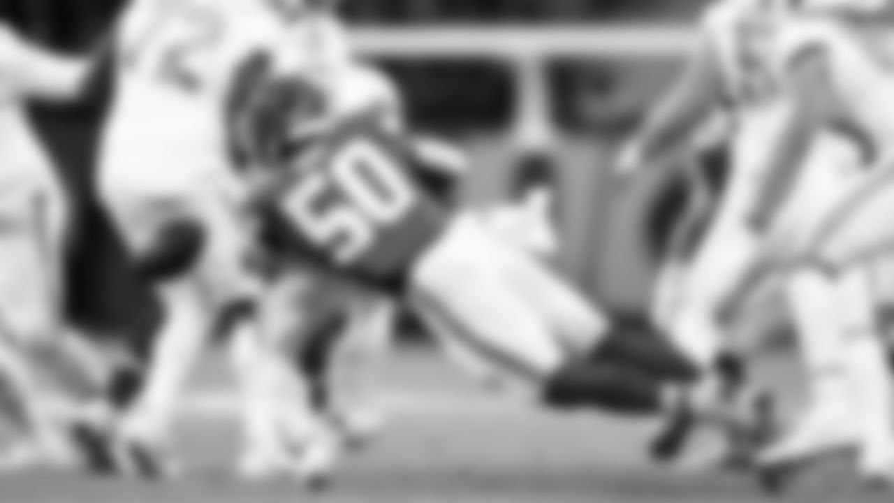 Kansas City Chiefs linebacker Willie Gay Jr. (50) causes a fumble during the Week 9 NFL football game against the Miami Dolphins on Sunday, November 5, 2023 in Frankfurt, Germany.