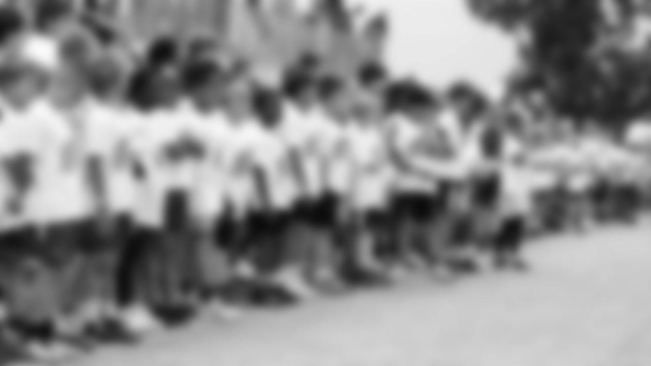 Kansas City Chiefs wide receiver Xavier Worthy (1) hosted a youth football camp on June 21, 2025 at Saint Thomas Aquinas High School in Overland Park, KS.