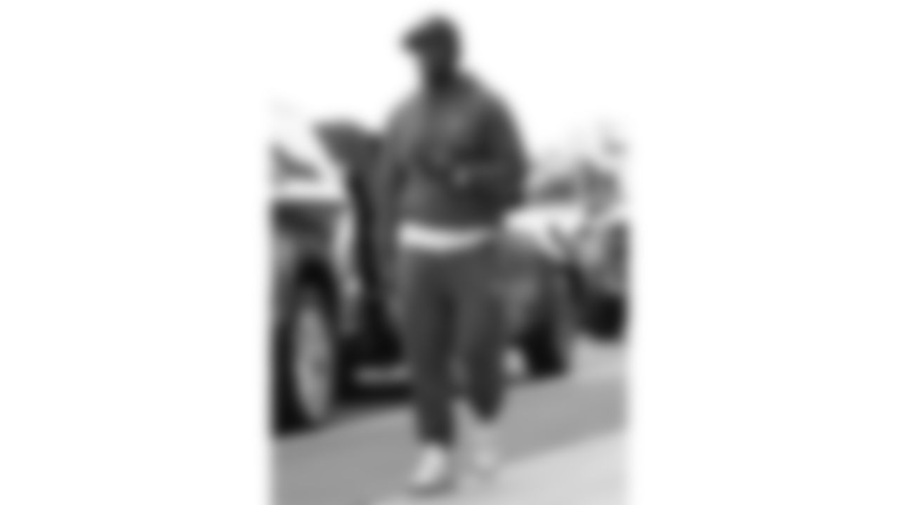 Kansas City Chiefs defensive end Malik Herring (94) arrives prior to a week 6 NFL Football game against the Detroit Lions on Sunday, October 12, 2025 in Kansas City, MO.