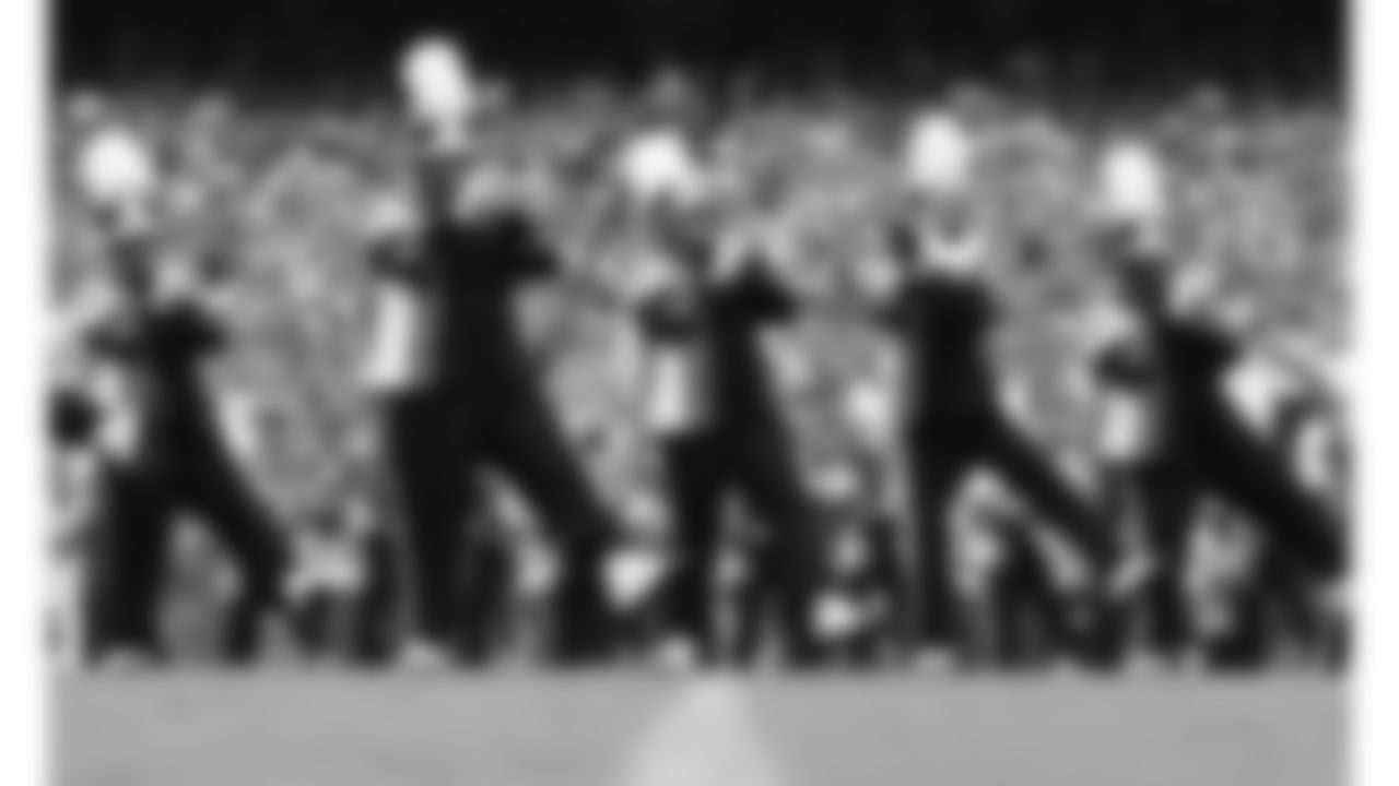 The Langston University Marching Pride Band performed at halftime during a week 2 NFL Football game against the Philadelphia Eagles on Sunday, September 14, 2025 in Kansas City, MO.