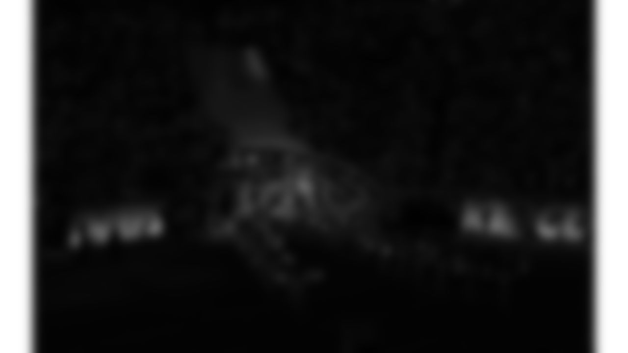 Kansas City Chiefs Cheerleaders enter the field prior to a week 14 NFL Football game against the Houston Texans on Sunday, December 7, 2025 in Kansas City, MO.