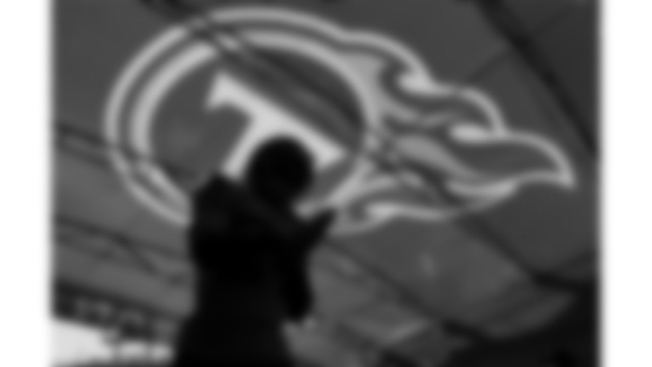 A Kansas City Chiefs player walks back to the tunnel prior to a week 16 NFL football game against the Tennessee Titans, Sunday, December 21, 2025 in Nashville, TN.