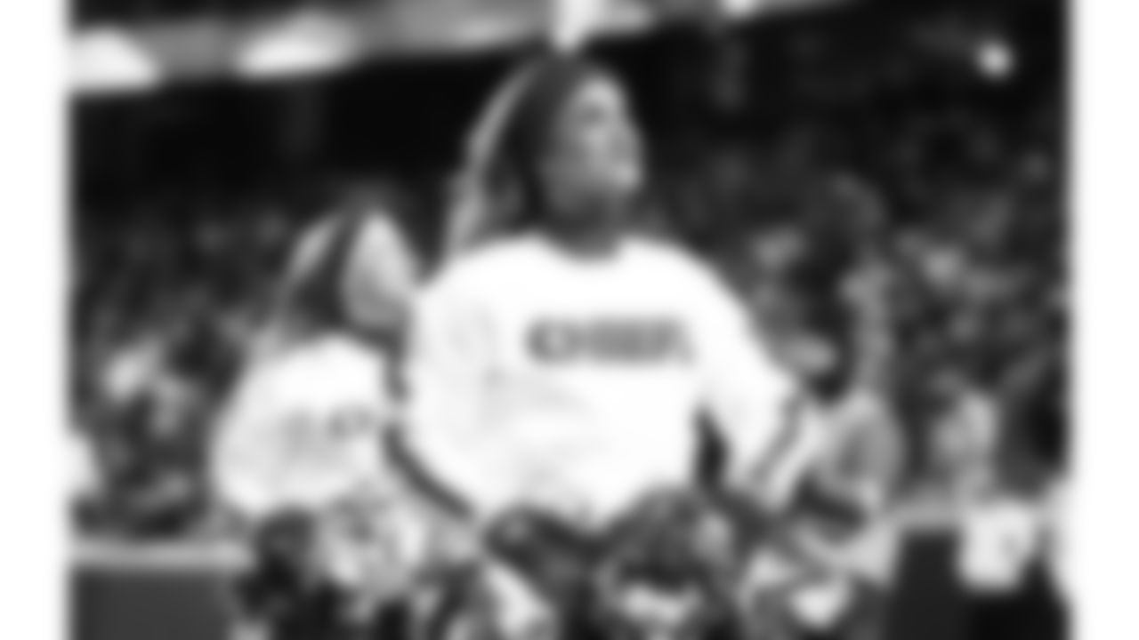 Kansas City Chiefs Cheerleaders during a week 14 NFL Football game against the Houston Texans on Sunday, December 7, 2025 in Kansas City, MO.