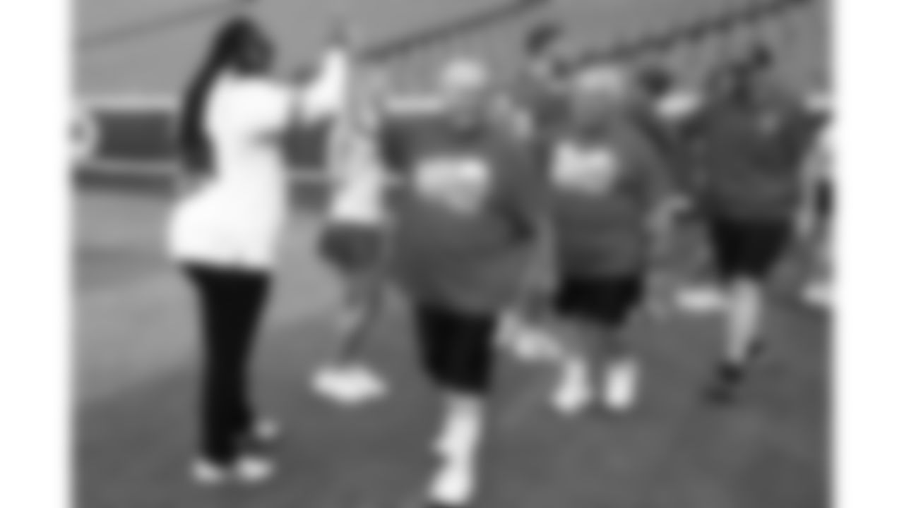 The Kansas City Chiefs host the All Abilities Football Clinic with Special Olympics and YMCA at Arrowhead Stadium on Tuesday, September 16, 2025.