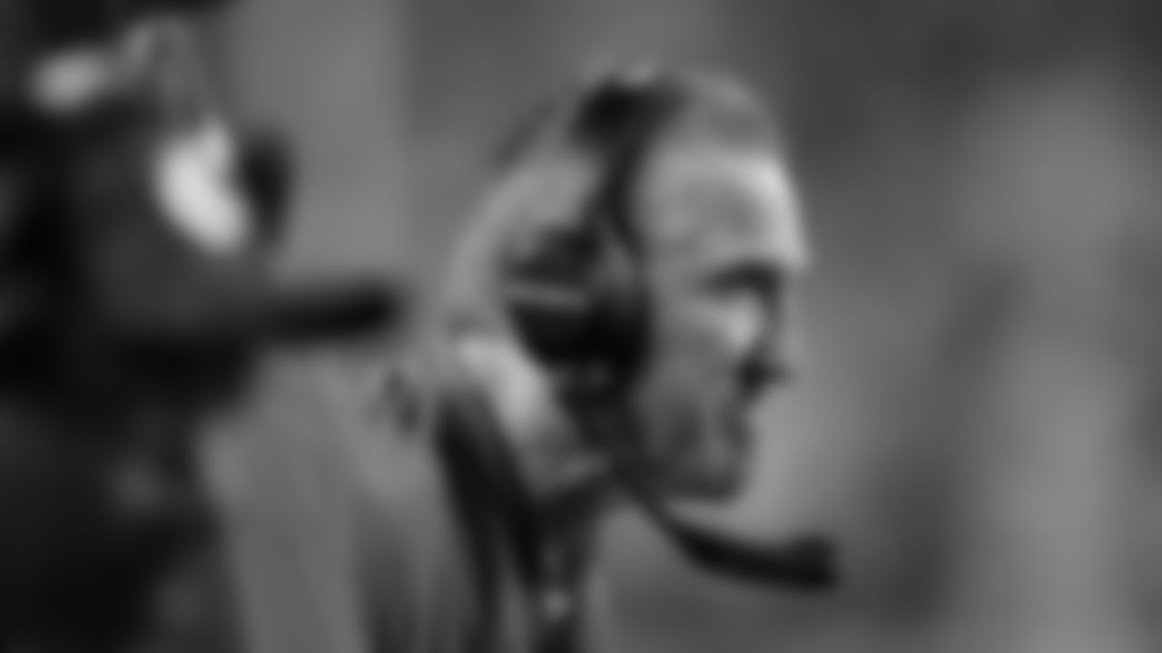 Kansas City Chiefs Defensive Coordinator Steve Spagnuolo looks on from the sideline during a week 6 NFL Football game against the Detroit Lions on Sunday, October 12, 2025 in Kansas City, MO.