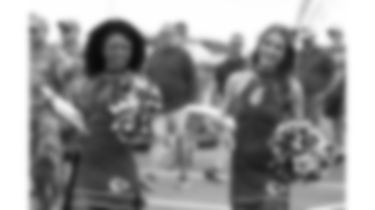 Kansas City Chiefs cheerleaders during day 1 of the Season Ticket Member First Look Event on Tuesday June 17, 2025 in Kansas City, MO.