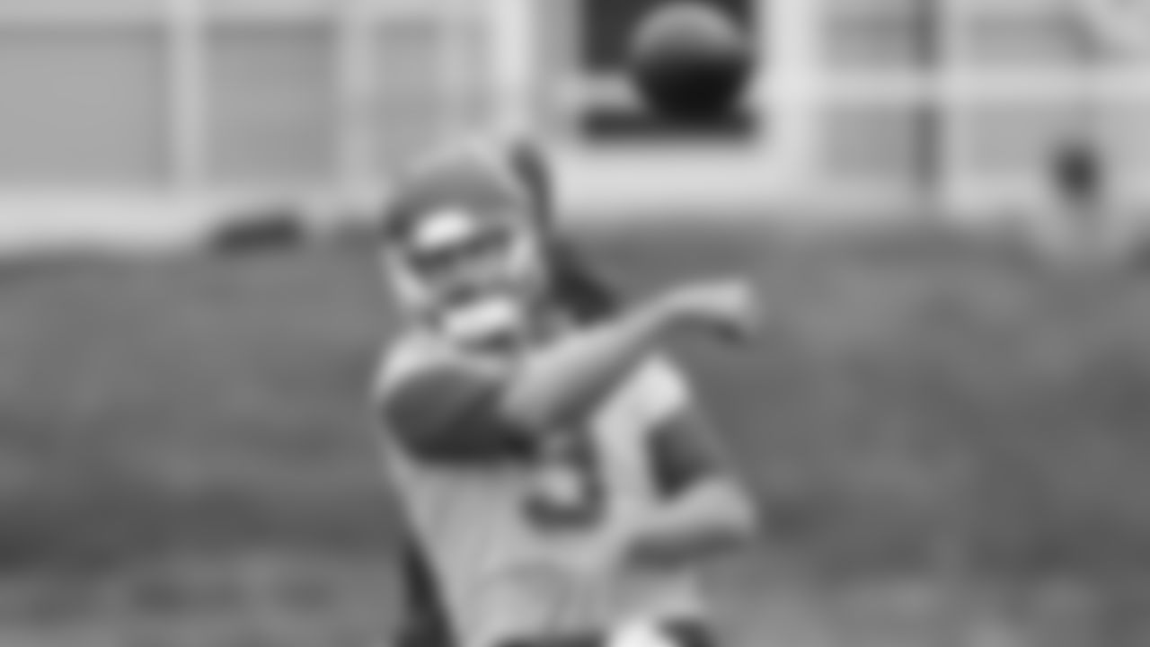 Kansas City Chiefs quarterback Blaine Gabbert (9) during in-season practice on Thursday, November 30, 2023 in Kansas City, MO.