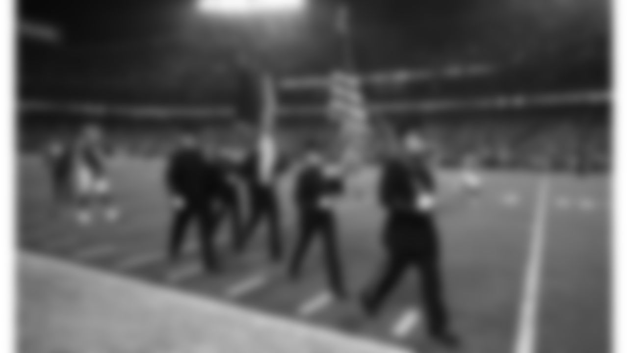 Overland Park Police Department Honor Guard prior to an NFL week 14 matchup against the Houston Texans, Sunday December 7, 2025.