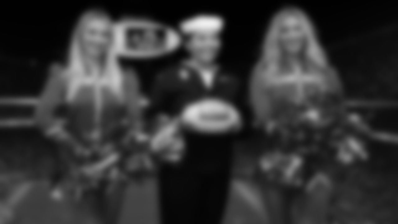 Tribute to the Troops - Petty Officer Second Class, Renee Pahmahmie during an NFL week 17 matchup against the Denver Broncos, Thursday, December 25, 2025.
