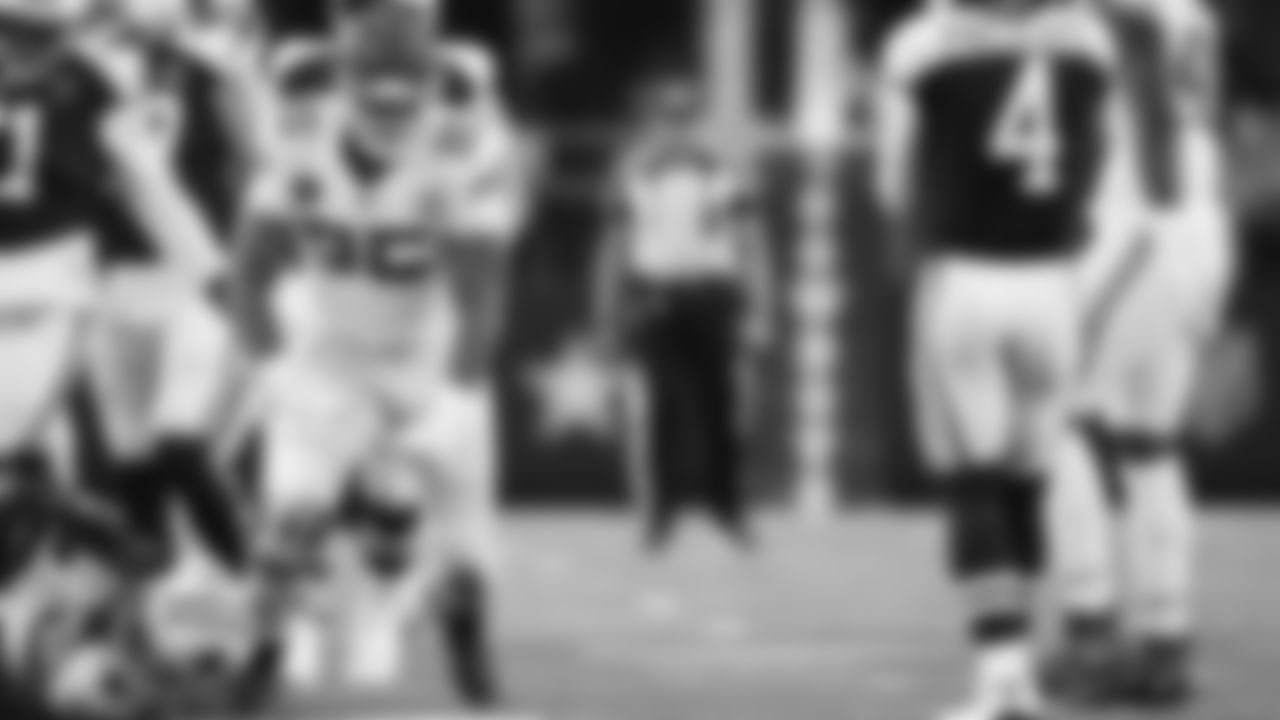 Kansas City Chiefs defensive tackle Chris Jones (95) celebrates after a tackle during a week 13 NFL football game against the Dallas Cowboys on Thursday, November 27, 2025 in Arlington, TX.