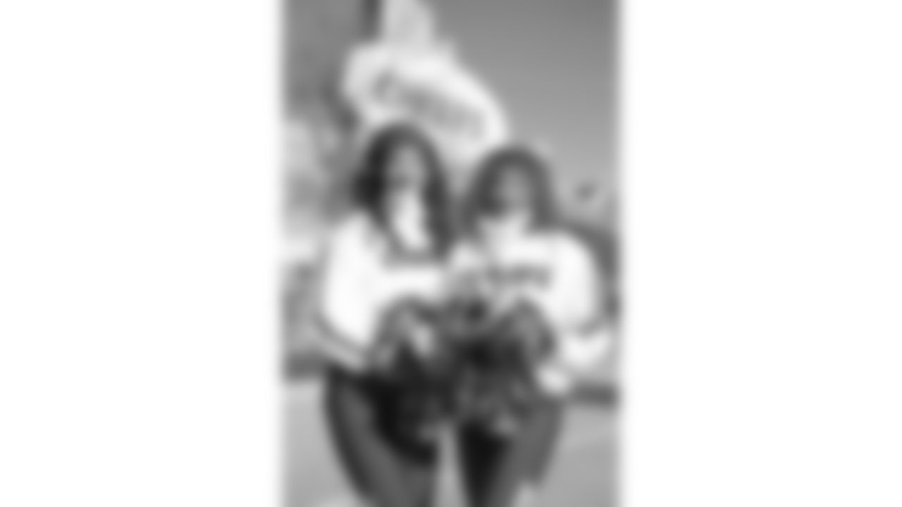 Kansas City Chiefs Cheerleaders prior to a week 15 NFL Football game against the Los Angeles Chargers on Sunday, December 14, 2025 in Kansas City, MO.