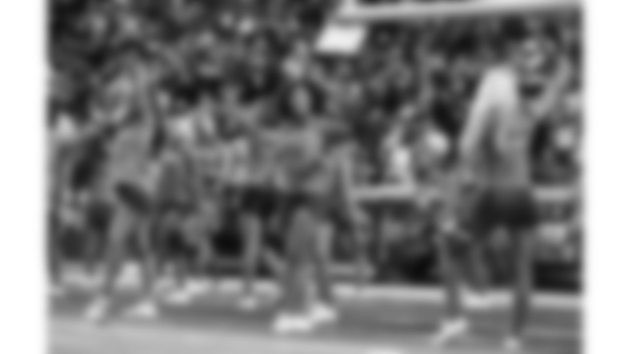 Kansas City Chiefs Cheerleaders during a week 8 NFL football game against the Washington Commanders, Monday, October 27, 2025, in Kansas City, MO.