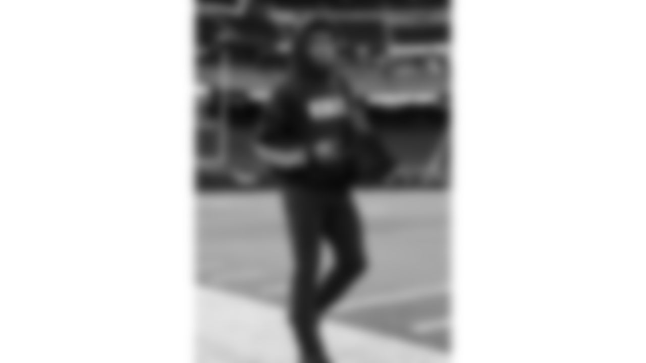 Kansas City Chiefs running back Brashard Smith (24) arrives at Allegiant Stadium for a week 18 NFL football game against the Las Vegas Raiders, Sunday, January 4, 2026 in Las Vegas, NV.