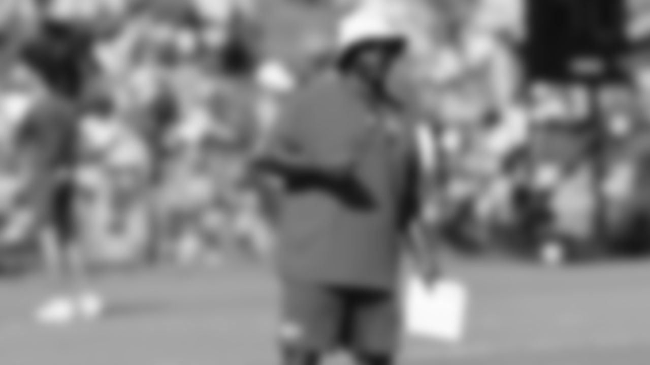 Kansas City Chiefs Defensive Backs Coach Dave Merritt during day 7 of training camp on Tuesday July 29, 2025