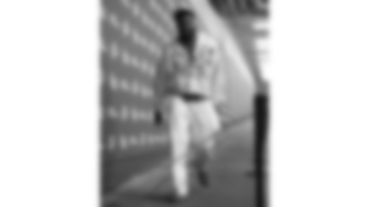 Kansas City Chiefs defensive end Tyreke Smith (57) arrives prior to an NFL week 17 matchup against the Denver Broncos, Thursday, December 25, 2025.