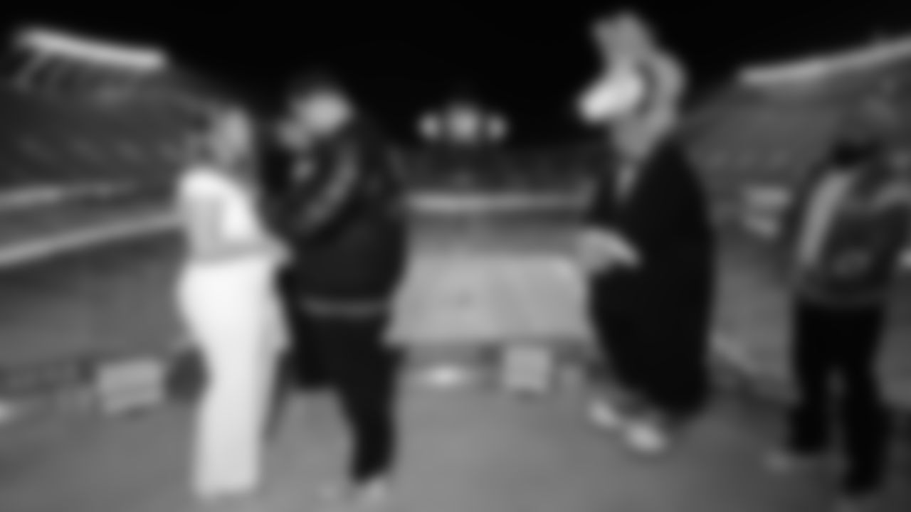 Wedding prior to an NFL week 14 matchup against the Houston Texans, Sunday December 7, 2025.