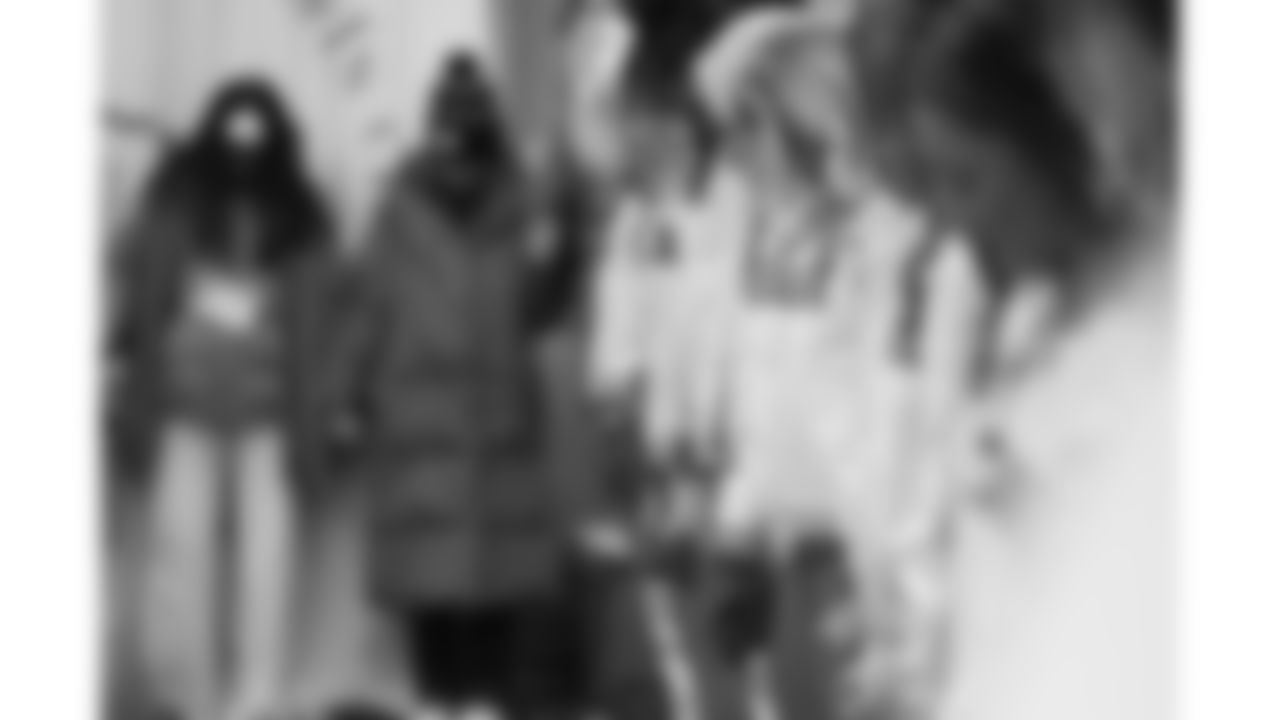 Kansas City Chiefs Cheerleaders in the locker room prior to a week 14 NFL Football game against the Houston Texans on Sunday, December 7, 2025 in Kansas City, MO.