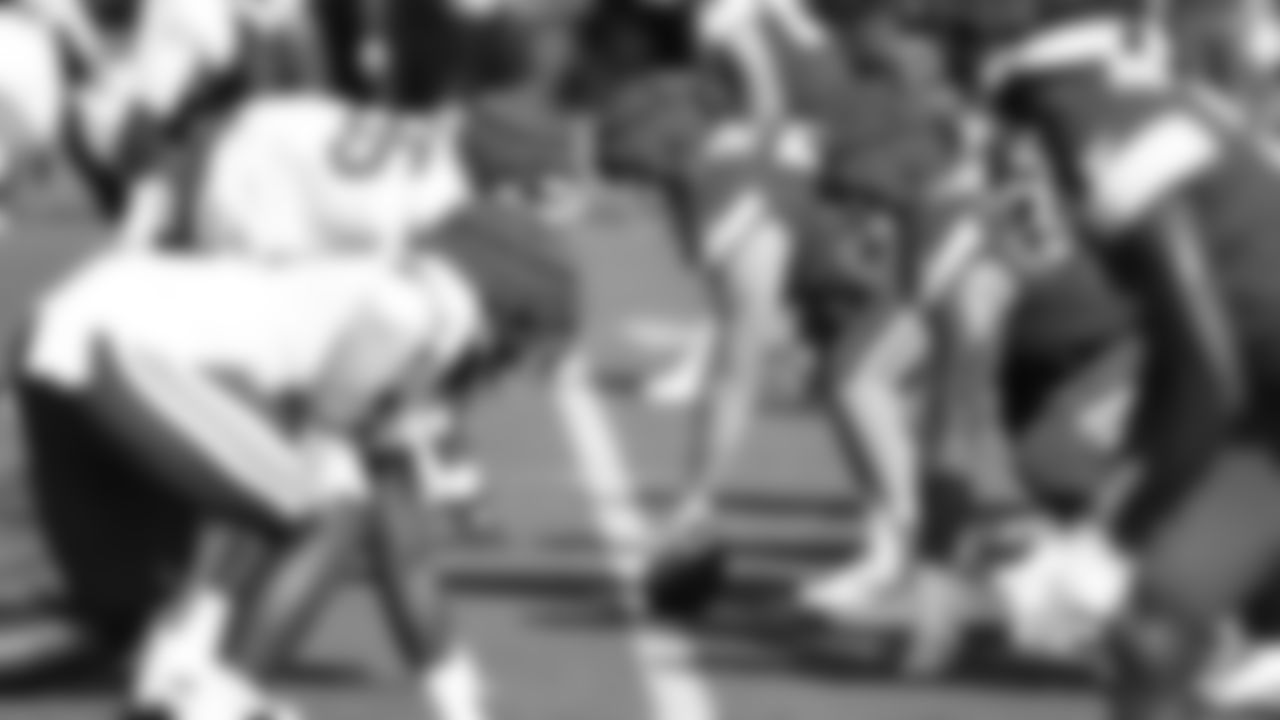 Lined up during day 5 of training camp on Sunday July 27, 2025