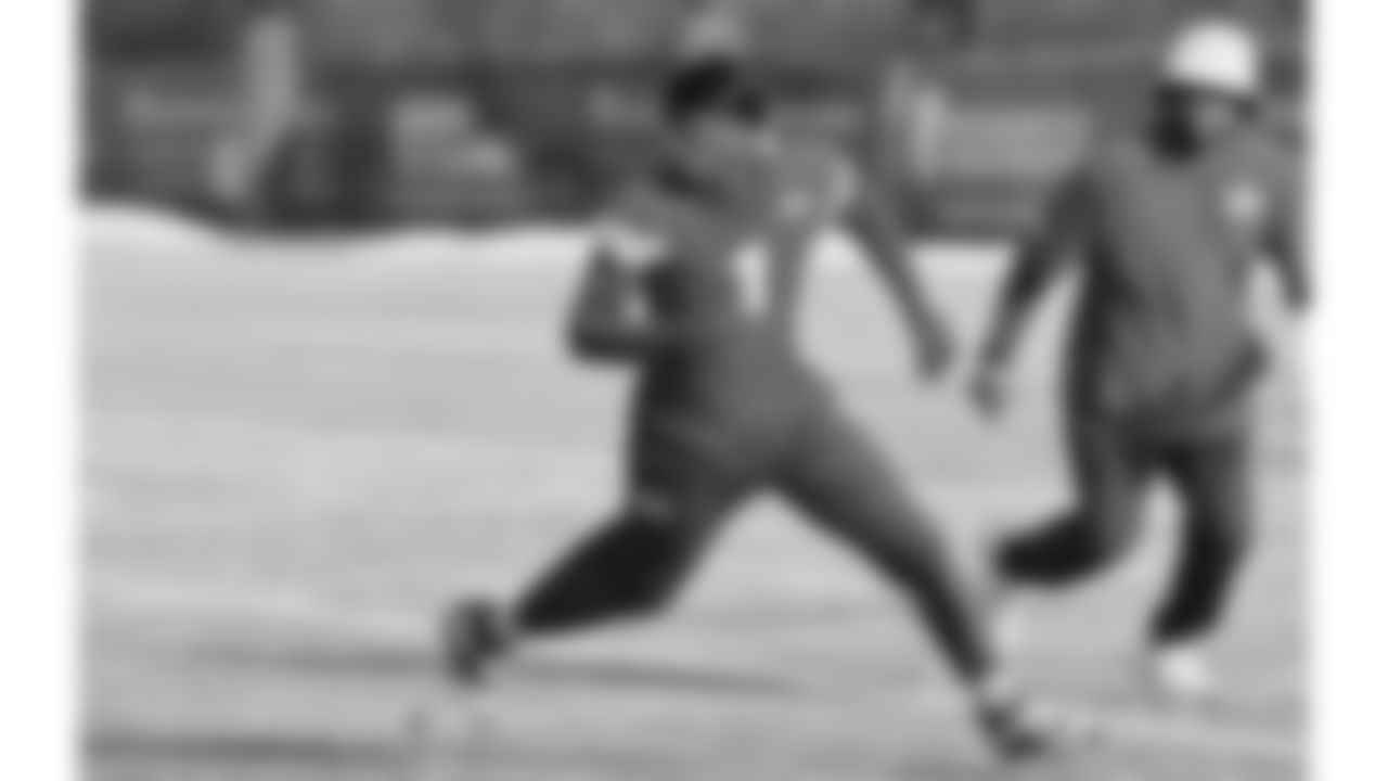 Kansas City Chiefs wide receiver Xavier Worthy (1) during a week 17 practice on Tuesday, December 23, 2025 in Kansas City, MO.