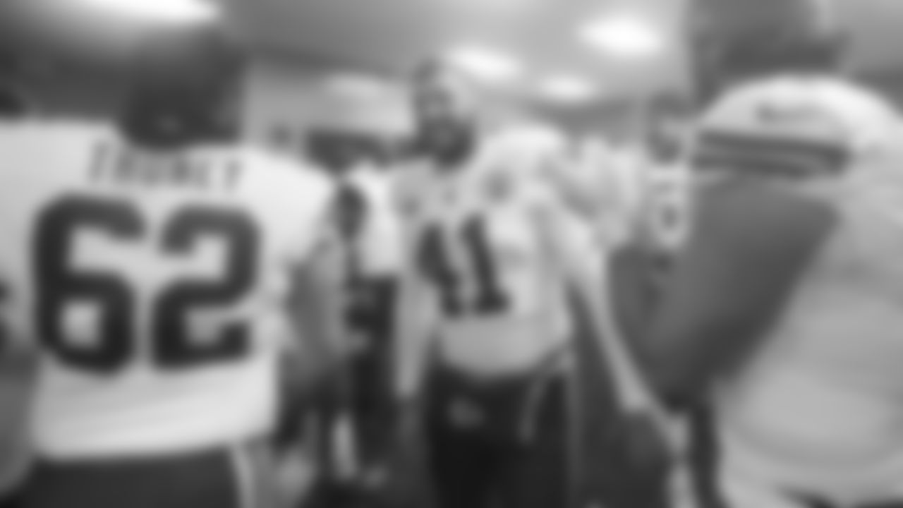 Kansas City Chiefs long snapper James Winchester (41) after the NFL Divisional Playoff football game against the Buffalo Bills, January 21, 2024 in Buffalo.