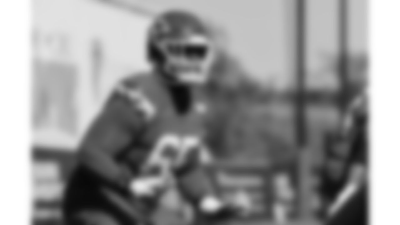 Kansas City Chiefs offensive lineman Trey Smith (65) during practice on Thursday October 16, 2025 in Kansas City, MO.