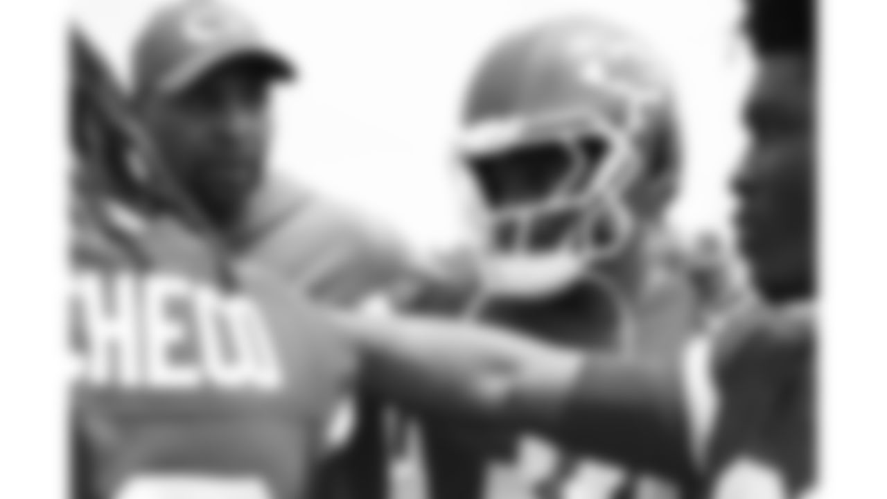 The Kansas City Chiefs running backs at practice during phase 3 OTAs on Wednesday, June 11, 2025 in Kansas City, MO.
