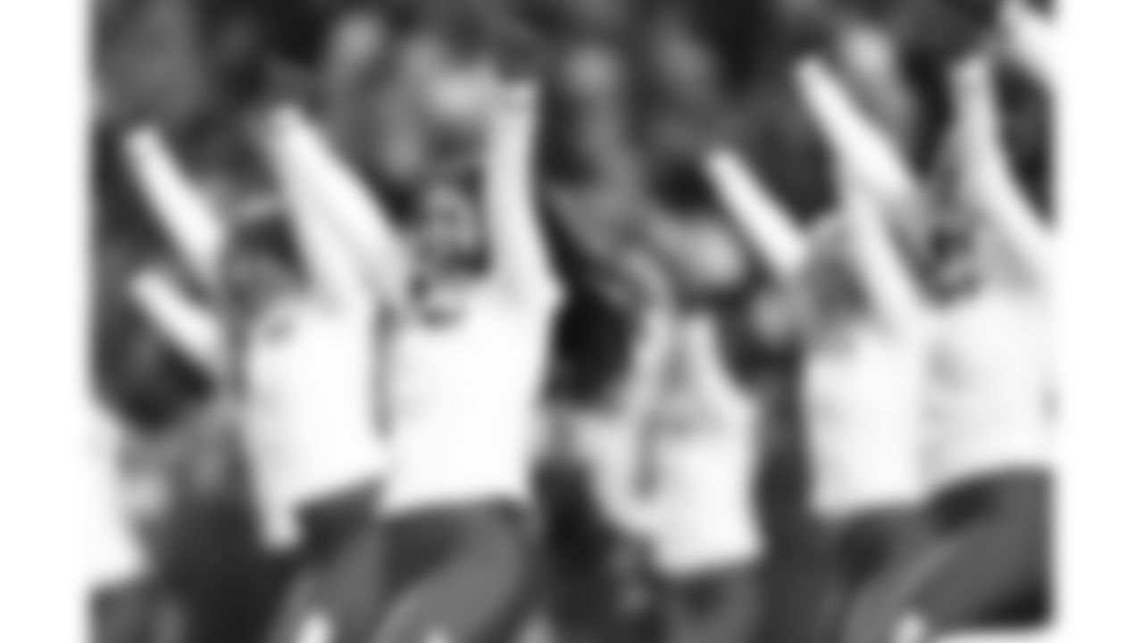 Kansas City Chiefs Cheerleaders perform during a week 14 NFL Football game against the Houston Texans on Sunday, December 7, 2025 in Kansas City, MO.