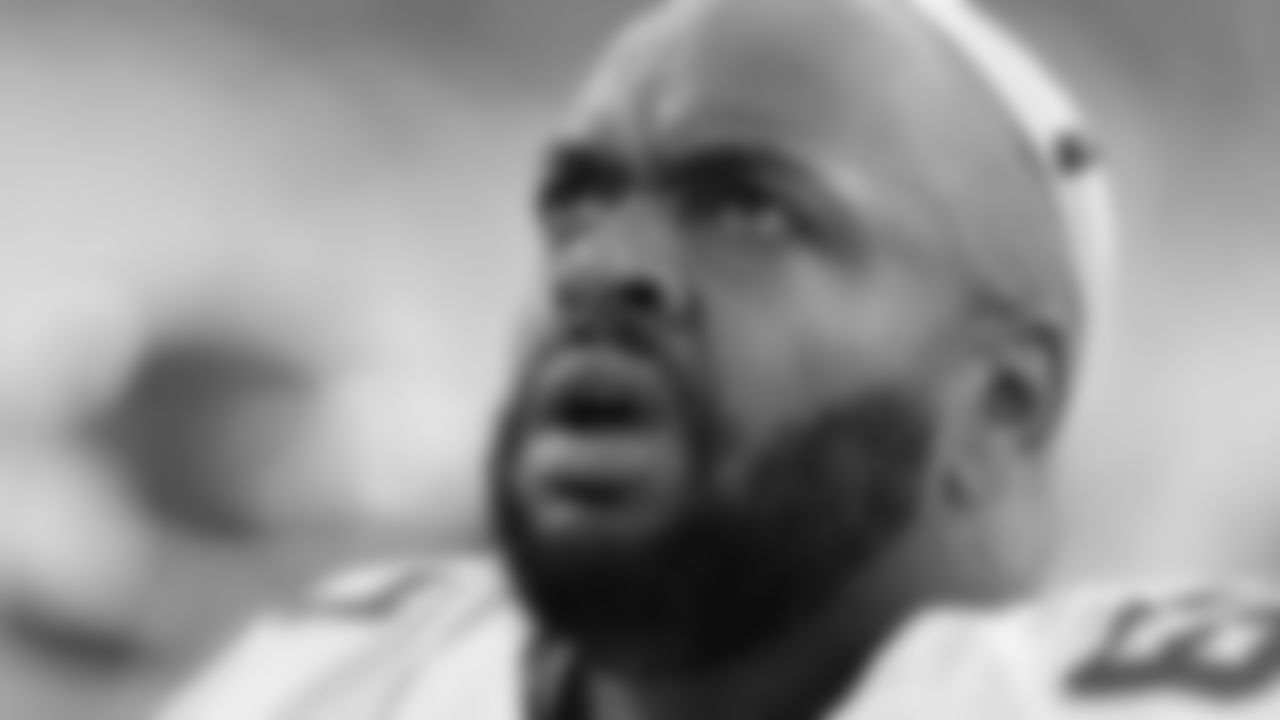 Kansas City Chiefs nose tackle Mike Pennel on the sideline during a week 11 NFL Football game against the Denver Broncos on Sunday, November 16, 2025 in Denver, Colorado.