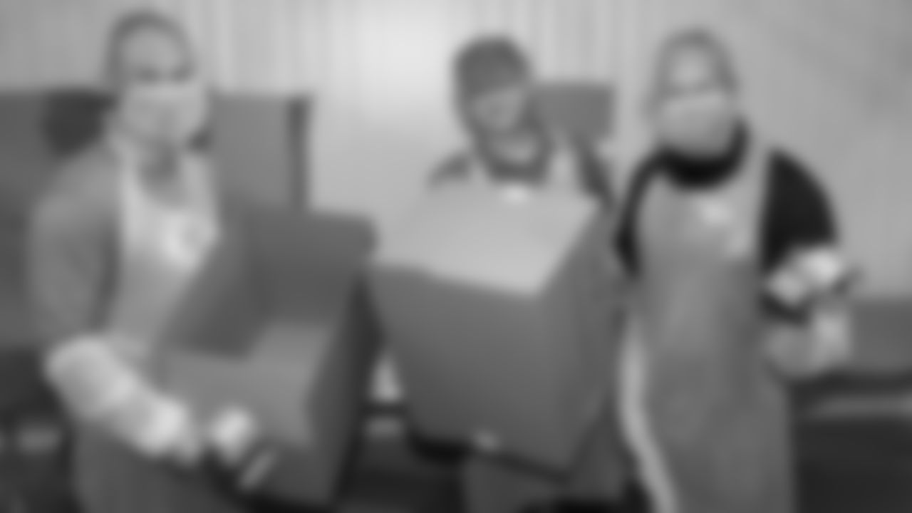 Chiefs staff and Red Coaters volunteer at the annual Souper Bowl at the Harvesters Community Food Network in Kansas City on Tuesday, February 4, 2026.