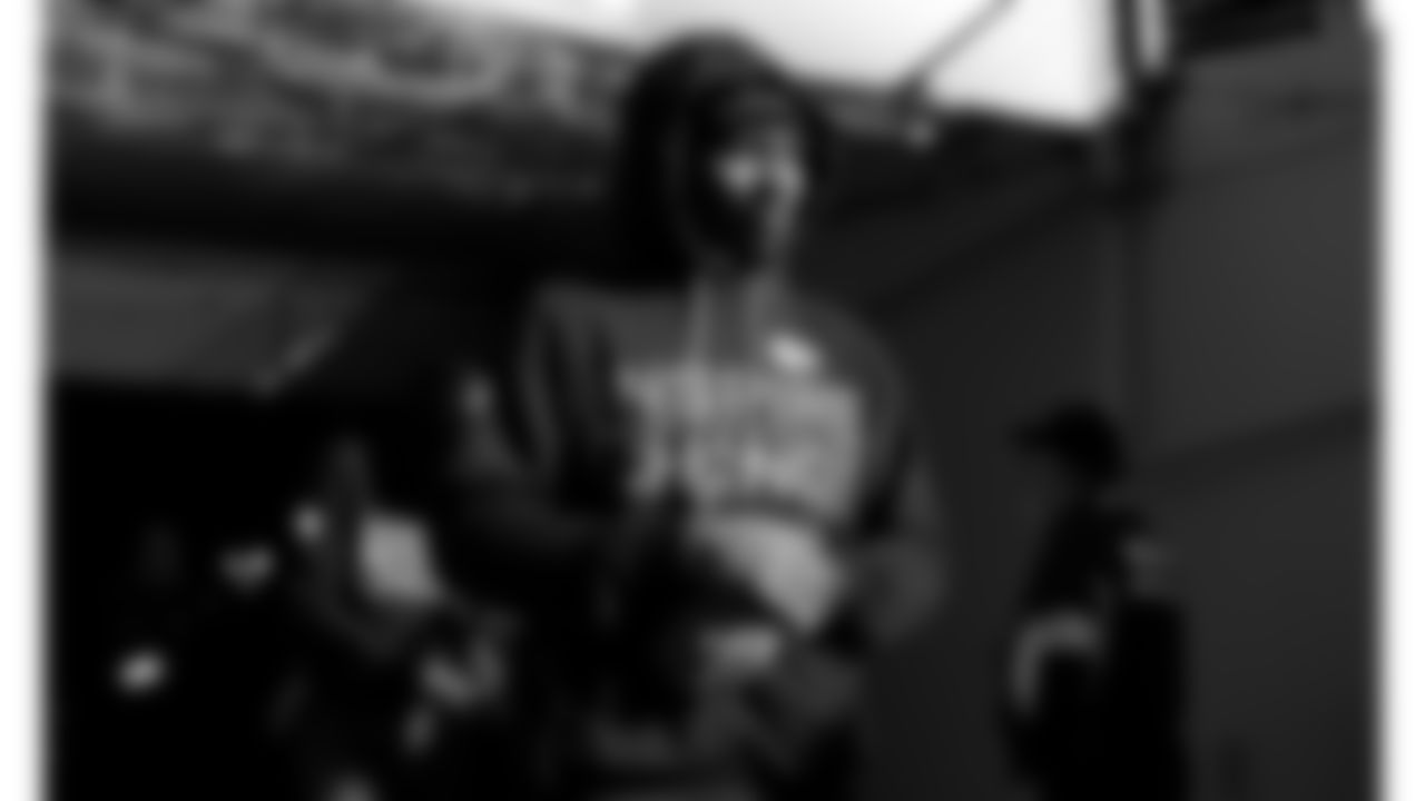 Kansas City Chiefs wide receiver Hollywood Brown (5) enters the field prior to a week 16 NFL Football game against the Tennessee Titans on Sunday, December 21, 2025 in Nashville, Tennessee.